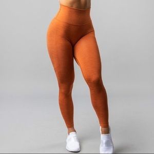 Alphalete halo leggings burnt orange